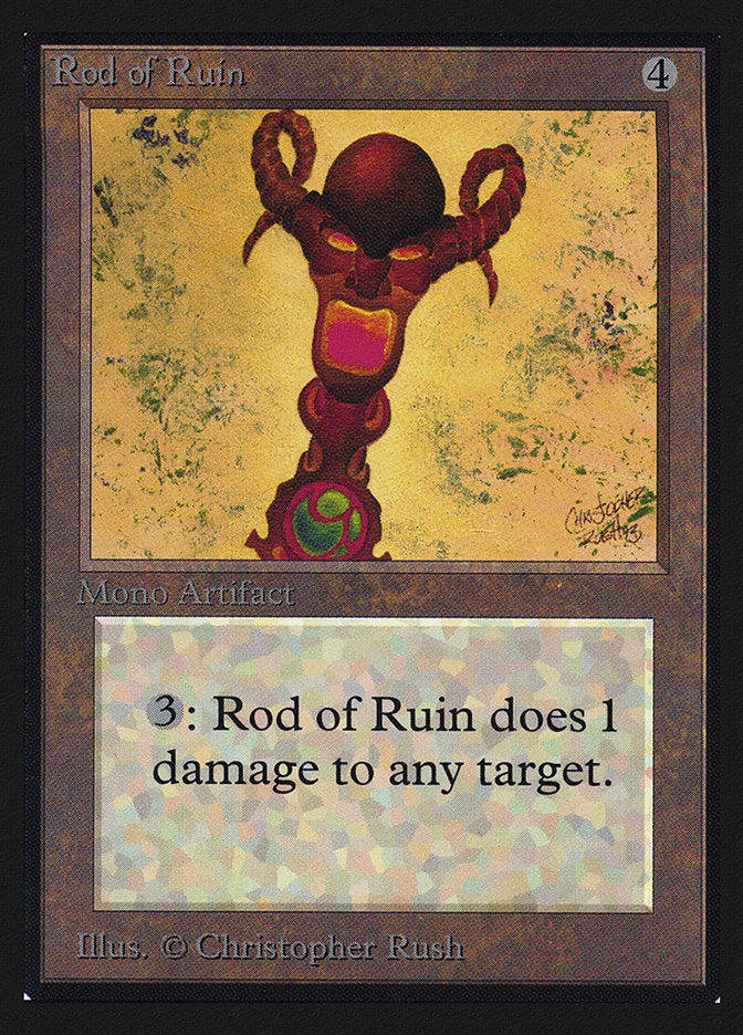 Rod of Ruin [Collectors' Edition] MTG Single Magic: The Gathering | Red Claw Gaming