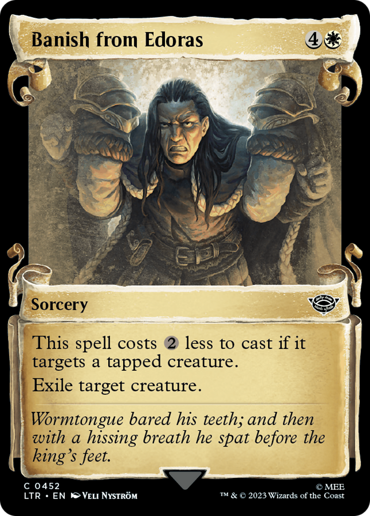 Banish from Edoras [The Lord of the Rings: Tales of Middle-Earth Showcase Scrolls] MTG Single Magic: The Gathering | Red Claw Gaming