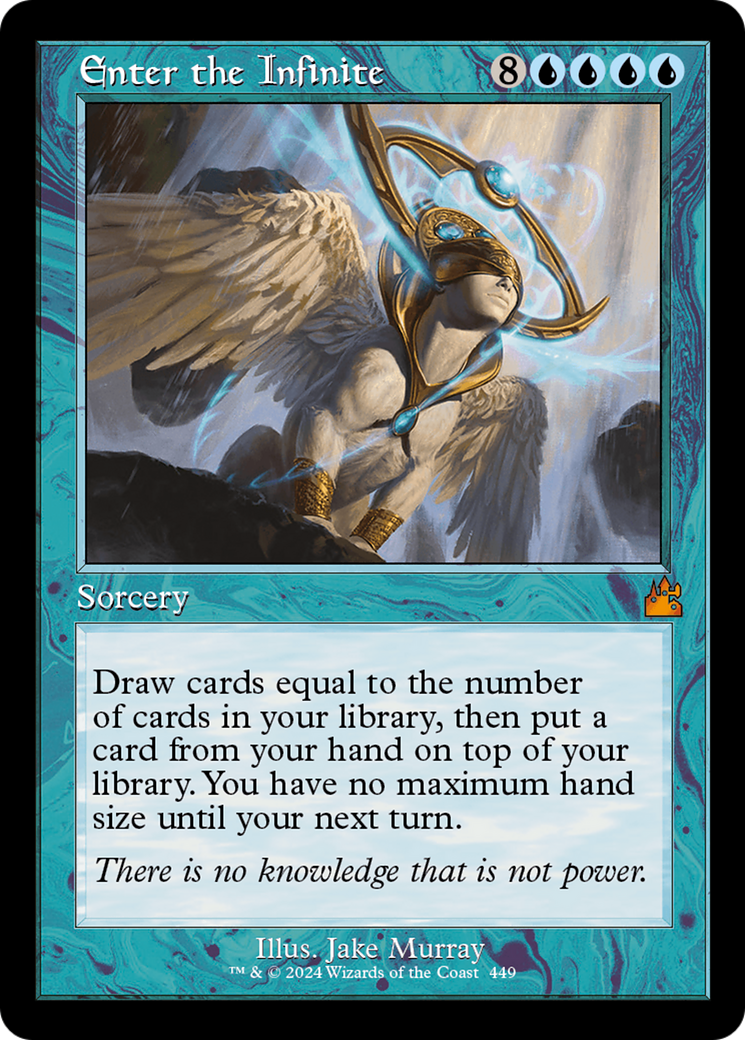 Enter the Infinite (Retro Frame) [Ravnica Remastered] MTG Single Magic: The Gathering | Red Claw Gaming