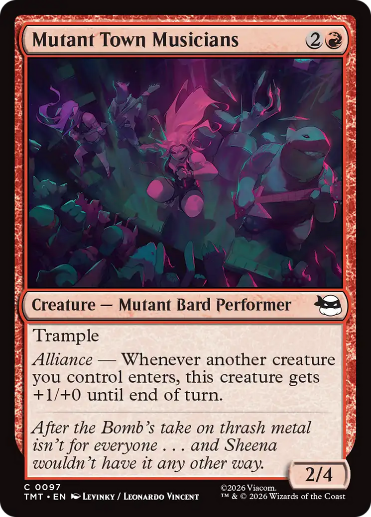 Mutant Town Musicians [Teenage Mutant Ninja Turtles] MTG Single Magic: The Gathering | Red Claw Gaming