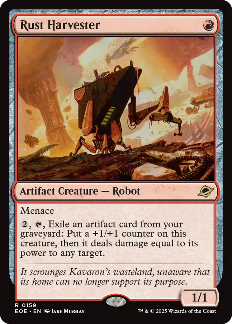 Rust Harvester [Edge of Eternities] MTG Single Magic: The Gathering | Red Claw Gaming