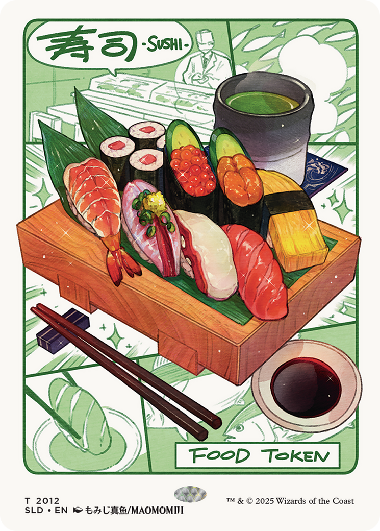 Food Token (2012) (Rainbow Foil) [Secret Lair Drop Series] MTG Single Magic: The Gathering | Red Claw Gaming