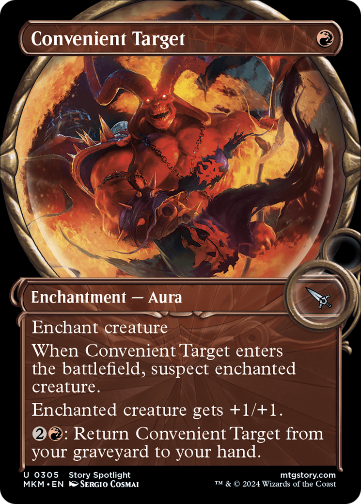 Convenient Target (Showcase) [Murders at Karlov Manor] MTG Single Magic: The Gathering    | Red Claw Gaming
