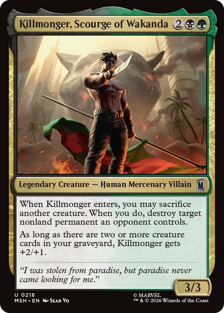 Killmonger, Scourge of Wakanda [Marvel Super Heroes] | Red Claw Gaming
