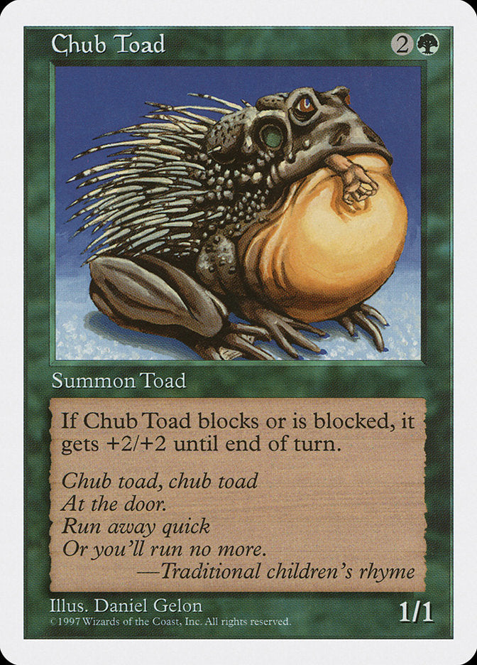 Chub Toad [Fifth Edition] MTG Single Magic: The Gathering | Red Claw Gaming