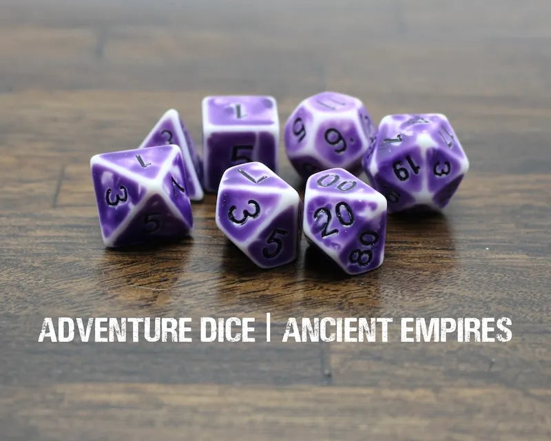 Adventure Dice Ancient Empires Dice Set Dice & Counters Adventure Dice | Red Claw Gaming