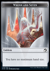 Spirit // Wrenn and Seven Emblem Double-Sided Token [Innistrad: Midnight Hunt Tokens] MTG Single Magic: The Gathering | Red Claw Gaming
