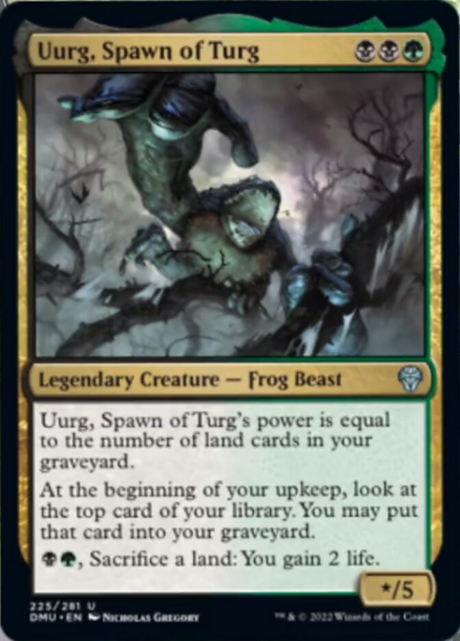 Uurg, Spawn of Turg [Dominaria United] MTG Single Magic: The Gathering | Red Claw Gaming