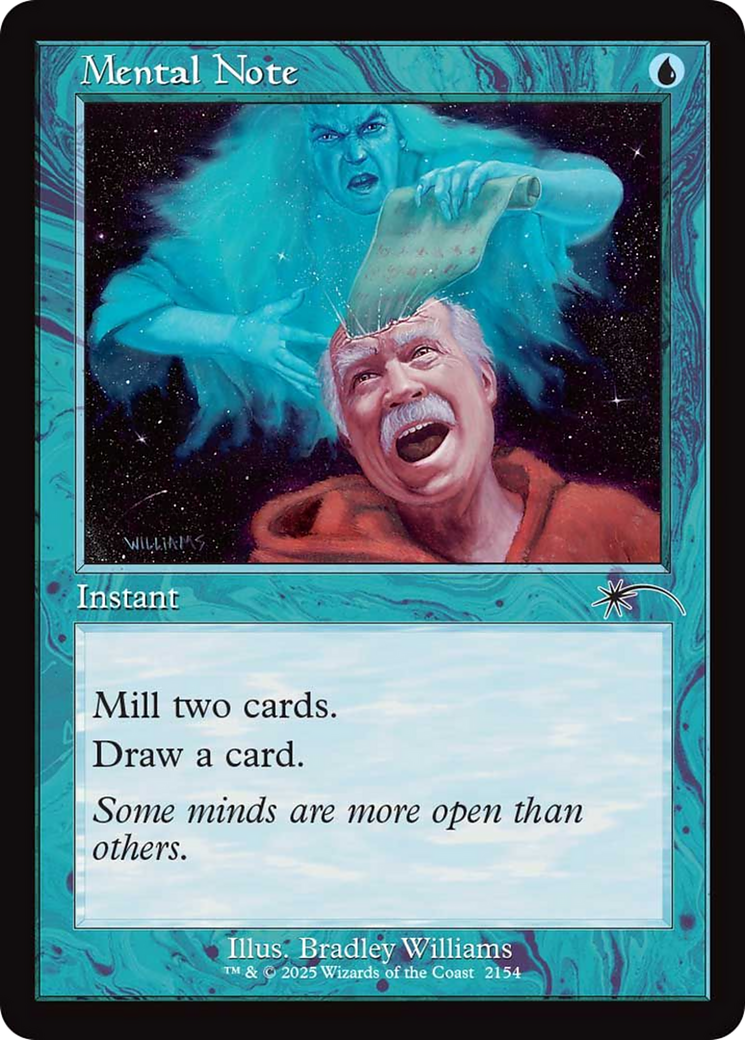 Mental Note (Retro Frame) [Secret Lair Drop Series] MTG Single Magic: The Gathering | Red Claw Gaming