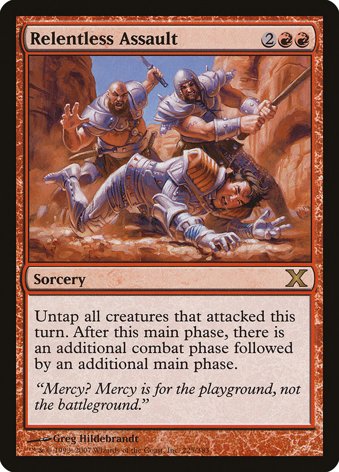 Relentless Assault [Tenth Edition] MTG Single Magic: The Gathering | Red Claw Gaming