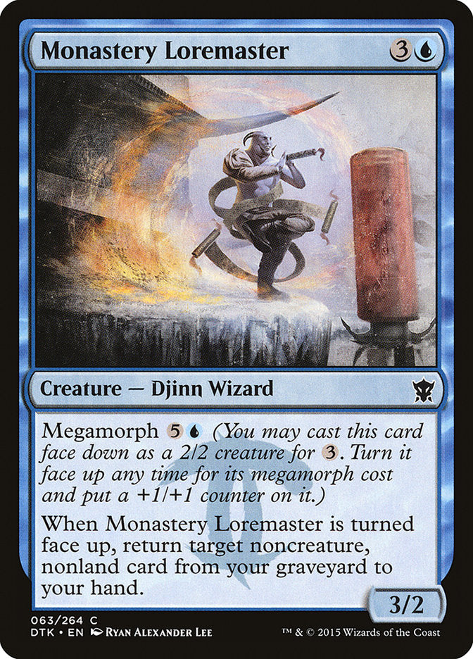 Monastery Loremaster [Dragons of Tarkir] MTG Single Magic: The Gathering | Red Claw Gaming