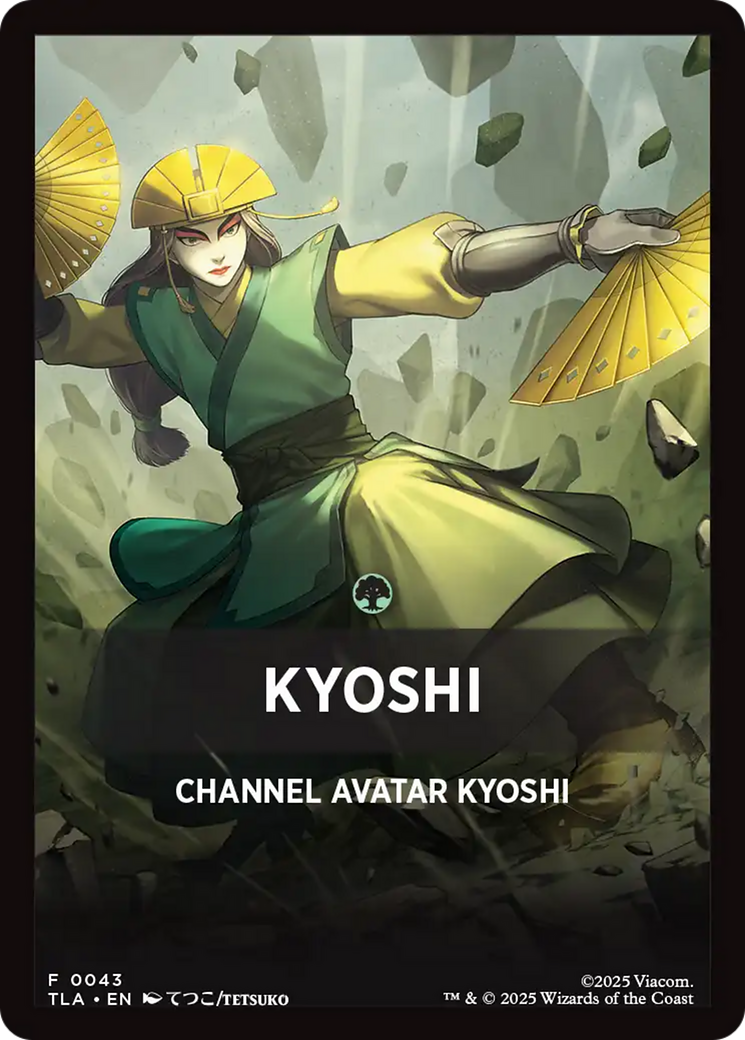 Kyoshi Theme Card [Avatar: The Last Airbender Tokens] | Red Claw Gaming