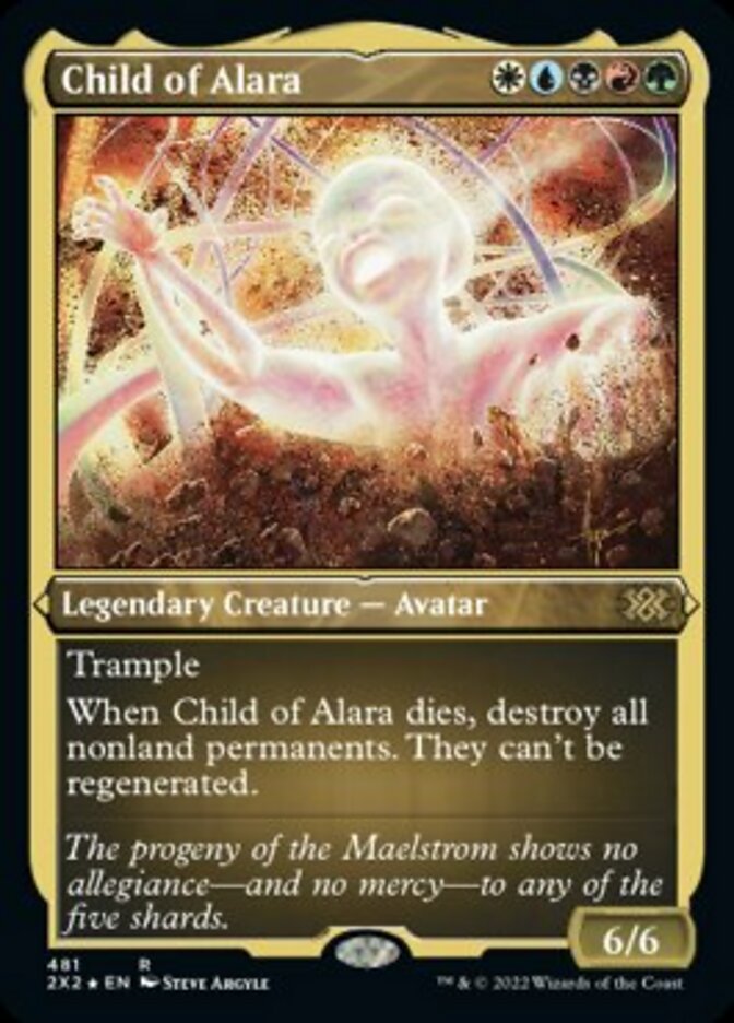 Child of Alara (Foil Etched) [Double Masters 2022] MTG Single Magic: The Gathering    | Red Claw Gaming
