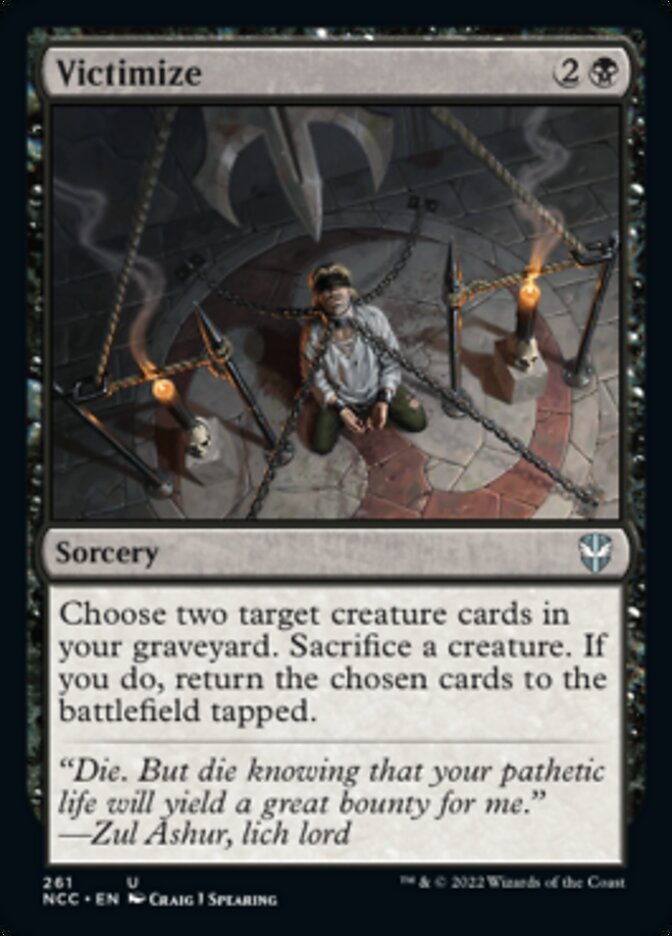 Victimize [Streets of New Capenna Commander] MTG Single Magic: The Gathering | Red Claw Gaming