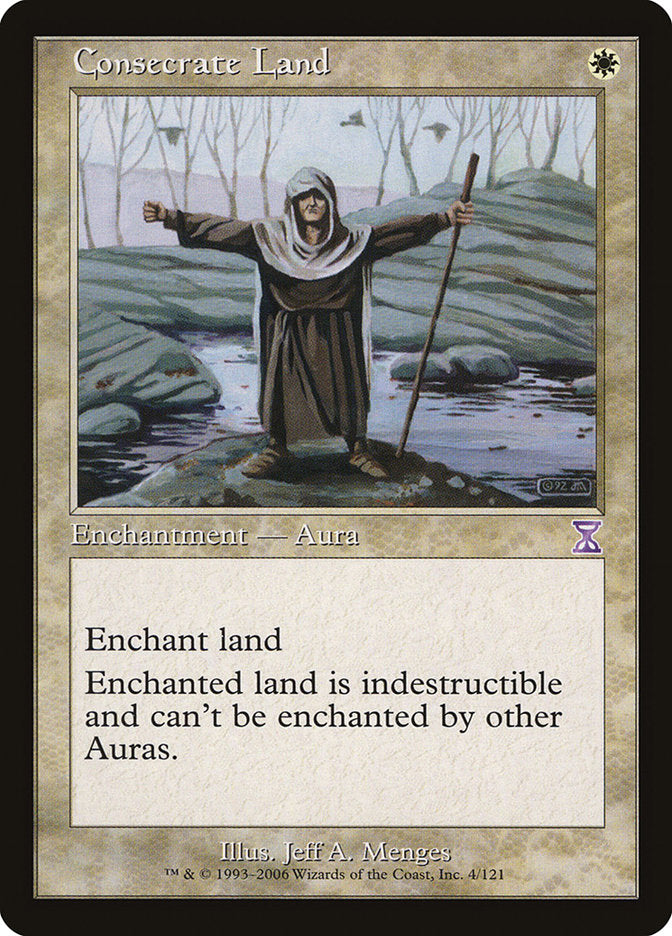 Consecrate Land [Time Spiral Timeshifted] MTG Single Magic: The Gathering | Red Claw Gaming
