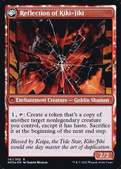 Fable of the Mirror-Breaker // Reflection of Kiki-Jiki [Kamigawa: Neon Dynasty Prerelease Promos] MTG Single Magic: The Gathering | Red Claw Gaming
