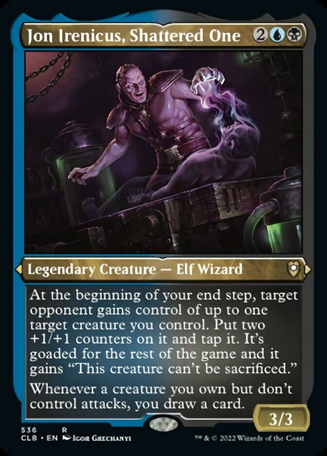 Jon Irenicus, Shattered One (Foil Etched) [Commander Legends: Battle for Baldur's Gate] MTG Single Magic: The Gathering | Red Claw Gaming