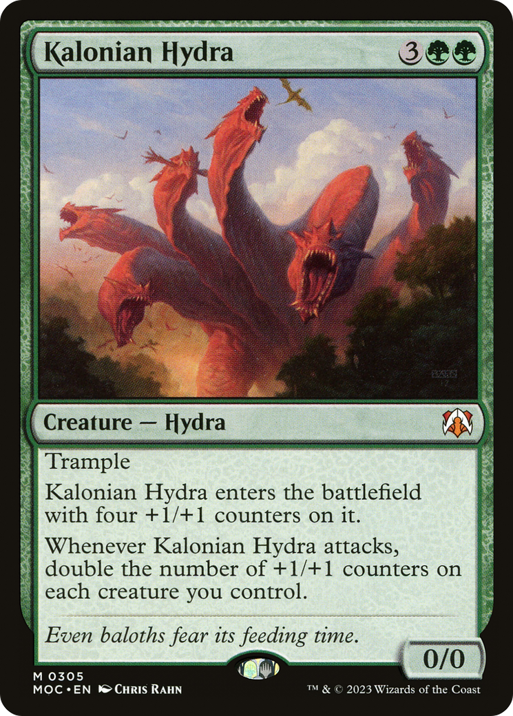 Kalonian Hydra [March of the Machine Commander] MTG Single Magic: The Gathering    | Red Claw Gaming