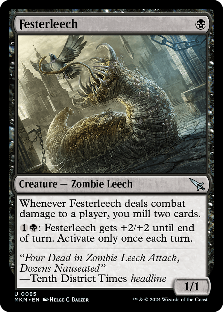 Festerleech [Murders at Karlov Manor] MTG Single Magic: The Gathering    | Red Claw Gaming
