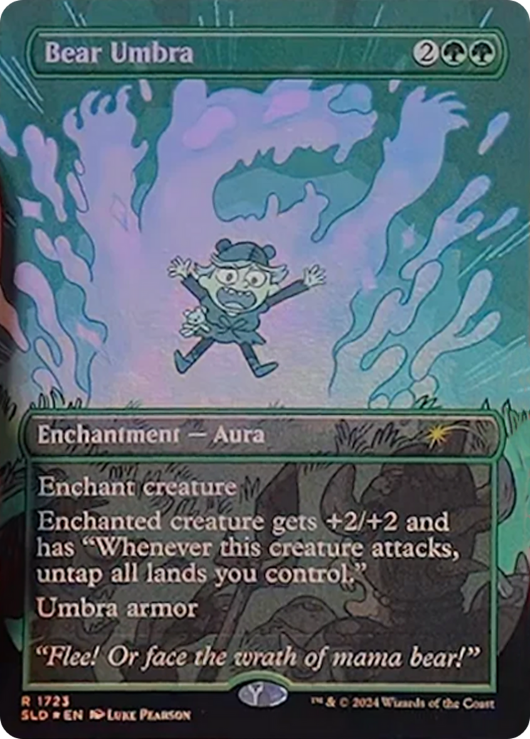 Bear Umbra [Secret Lair Drop Series] MTG Single Magic: The Gathering | Red Claw Gaming