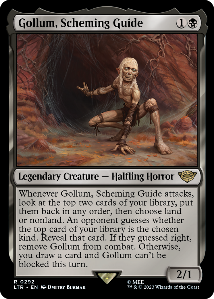 Gollum, Scheming Guide [The Lord of the Rings: Tales of Middle-Earth] MTG Single Magic: The Gathering | Red Claw Gaming