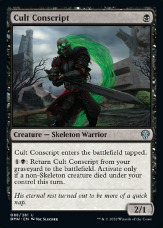 Cult Conscript [Dominaria United] MTG Single Magic: The Gathering | Red Claw Gaming