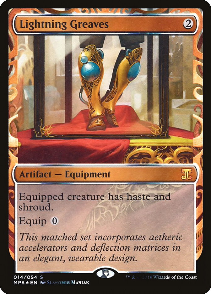 Lightning Greaves [Kaladesh Inventions] MTG Single Magic: The Gathering | Red Claw Gaming