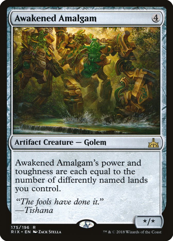 Awakened Amalgam [Rivals of Ixalan] MTG Single Magic: The Gathering | Red Claw Gaming