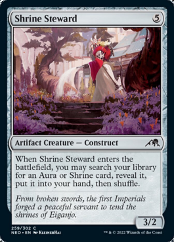 Shrine Steward [Kamigawa: Neon Dynasty] MTG Single Magic: The Gathering    | Red Claw Gaming