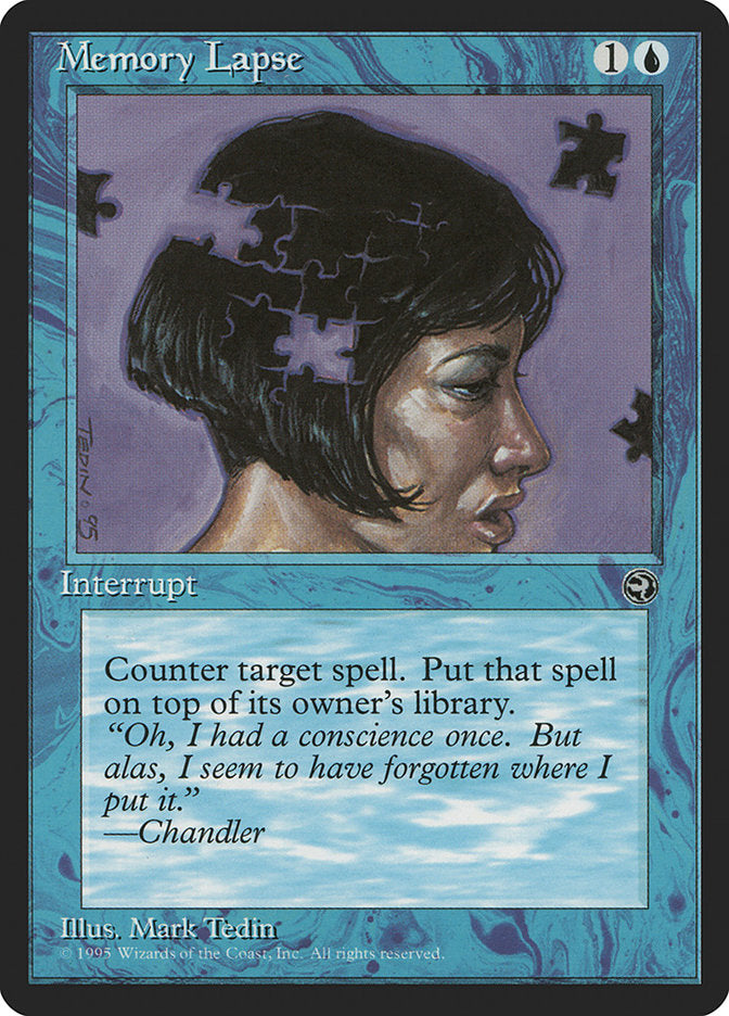 Memory Lapse (Chandler Flavor Text) [Homelands] MTG Single Magic: The Gathering | Red Claw Gaming
