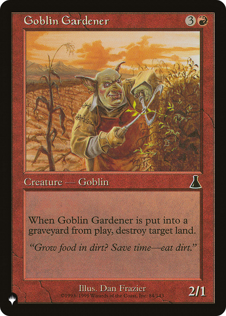 Goblin Gardener [The List] MTG Single Magic: The Gathering | Red Claw Gaming