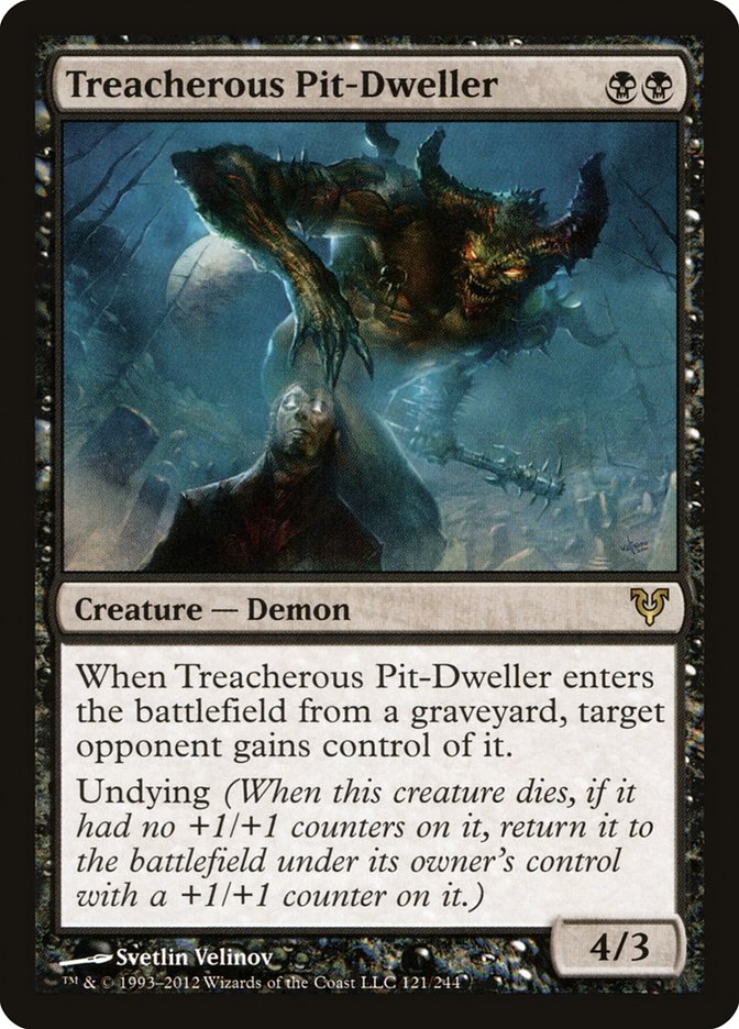 Treacherous Pit-Dweller [Avacyn Restored] MTG Single Magic: The Gathering | Red Claw Gaming