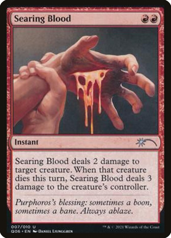 Searing Blood [Pioneer Challenger Decks 2021] MTG Single Magic: The Gathering | Red Claw Gaming