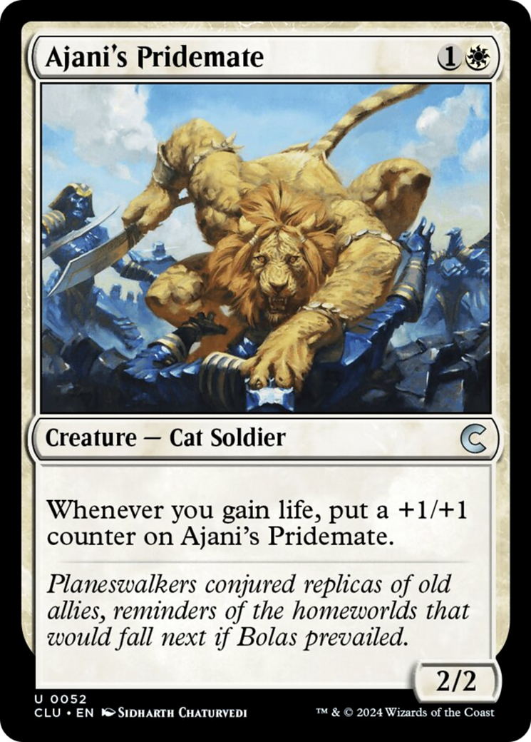 Ajani's Pridemate [Ravnica: Clue Edition] MTG Single Magic: The Gathering | Red Claw Gaming