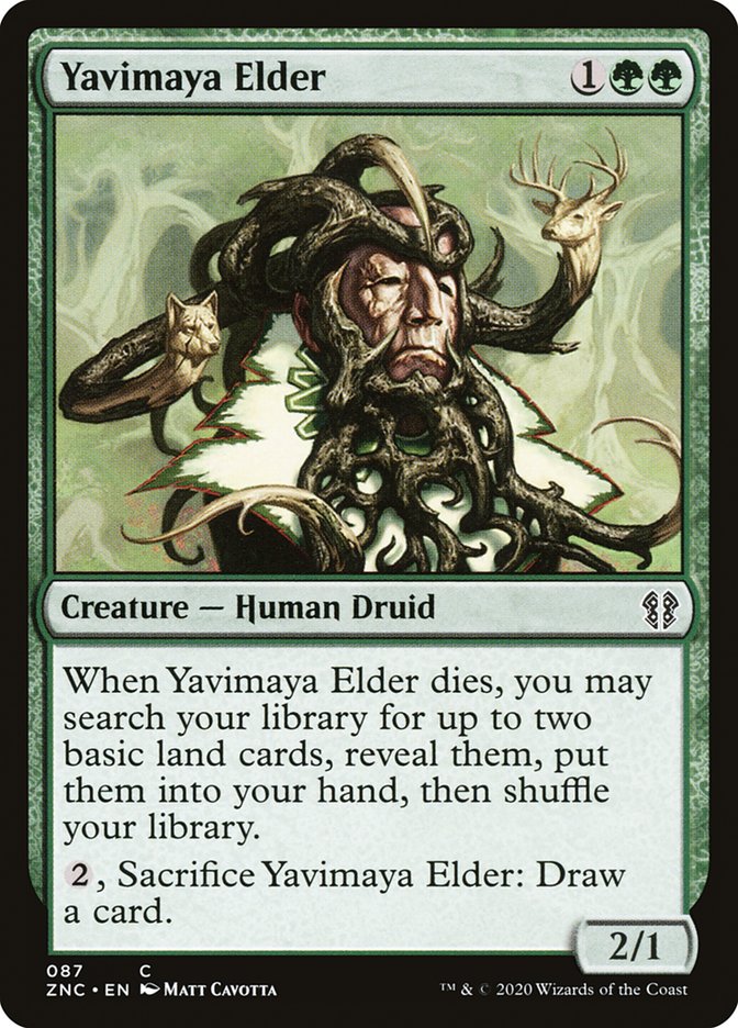 Yavimaya Elder [Zendikar Rising Commander] MTG Single Magic: The Gathering | Red Claw Gaming