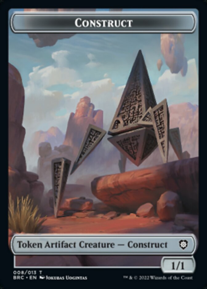 Construct (008) // Goat Double-Sided Token [The Brothers' War Commander Tokens] MTG Single Magic: The Gathering | Red Claw Gaming