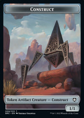 Construct (008) // Phyrexian Myr Double-Sided Token [The Brothers' War Commander Tokens] MTG Single Magic: The Gathering | Red Claw Gaming