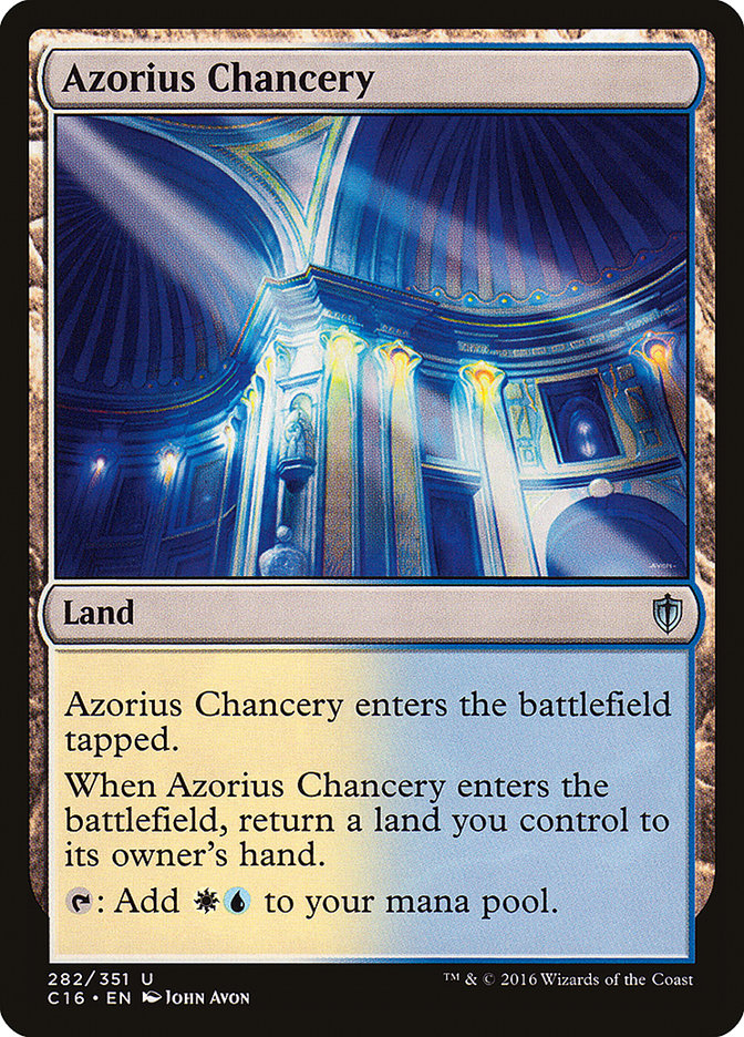 Azorius Chancery [Commander 2016] MTG Single Magic: The Gathering | Red Claw Gaming