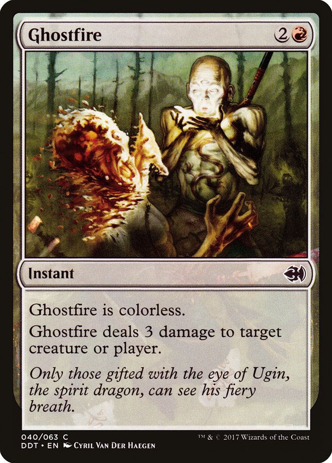 Ghostfire [Duel Decks: Merfolk vs. Goblins] MTG Single Magic: The Gathering | Red Claw Gaming
