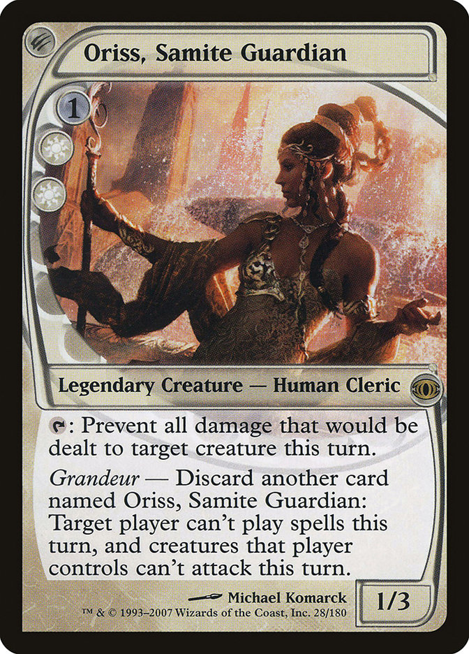 Oriss, Samite Guardian [Future Sight] MTG Single Magic: The Gathering | Red Claw Gaming