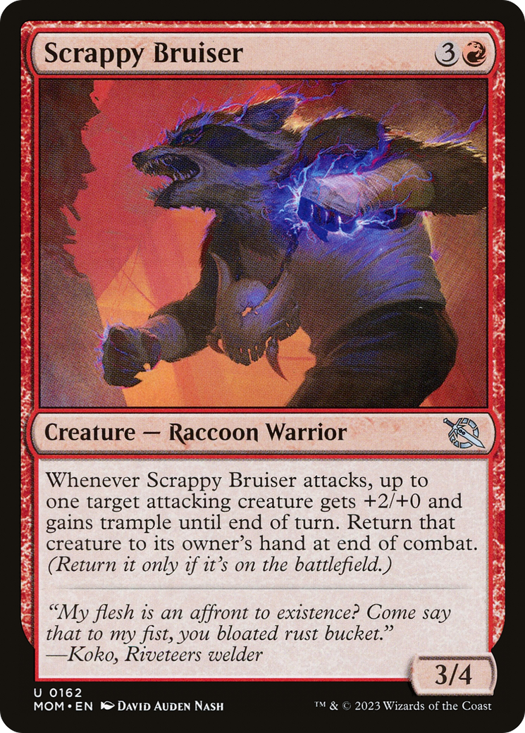 Scrappy Bruiser [March of the Machine] MTG Single Magic: The Gathering    | Red Claw Gaming