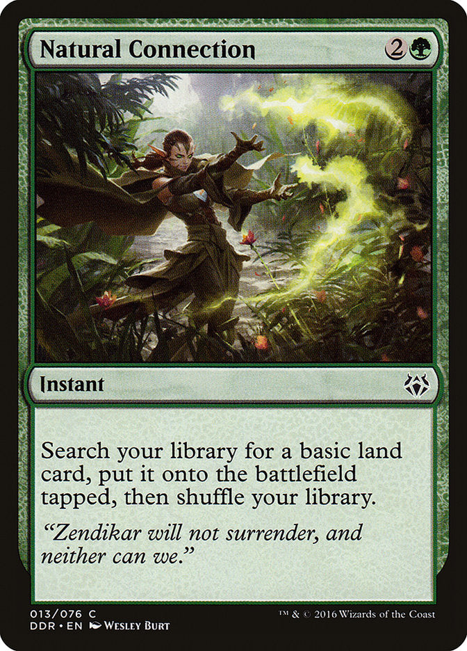 Natural Connection [Duel Decks: Nissa vs. Ob Nixilis] MTG Single Magic: The Gathering | Red Claw Gaming