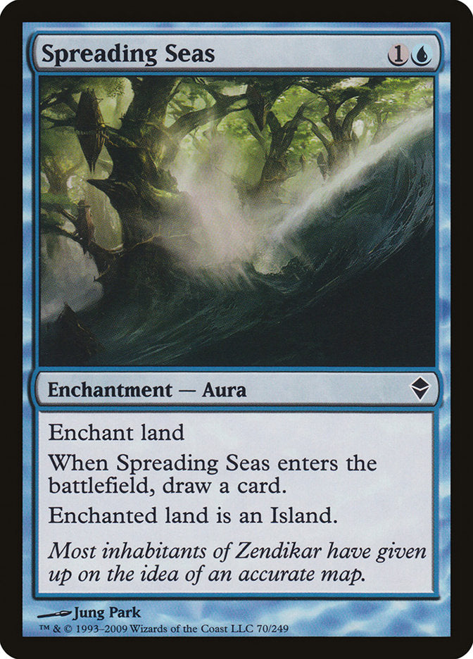Spreading Seas [Zendikar] MTG Single Magic: The Gathering | Red Claw Gaming