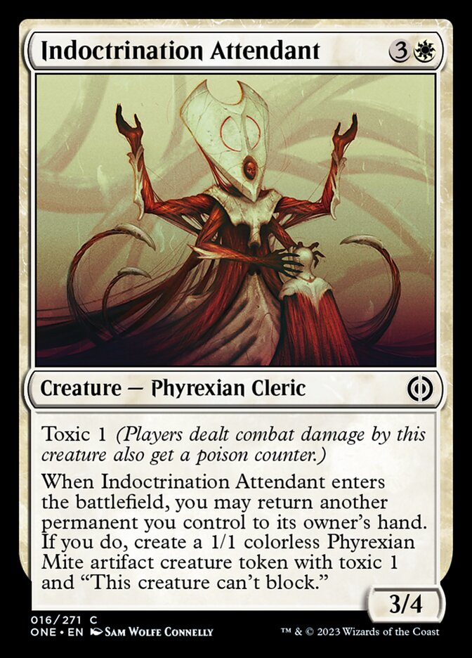 Indoctrination Attendant [Phyrexia: All Will Be One] MTG Single Magic: The Gathering | Red Claw Gaming