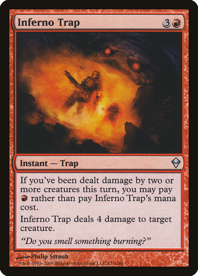Inferno Trap [Zendikar] MTG Single Magic: The Gathering | Red Claw Gaming