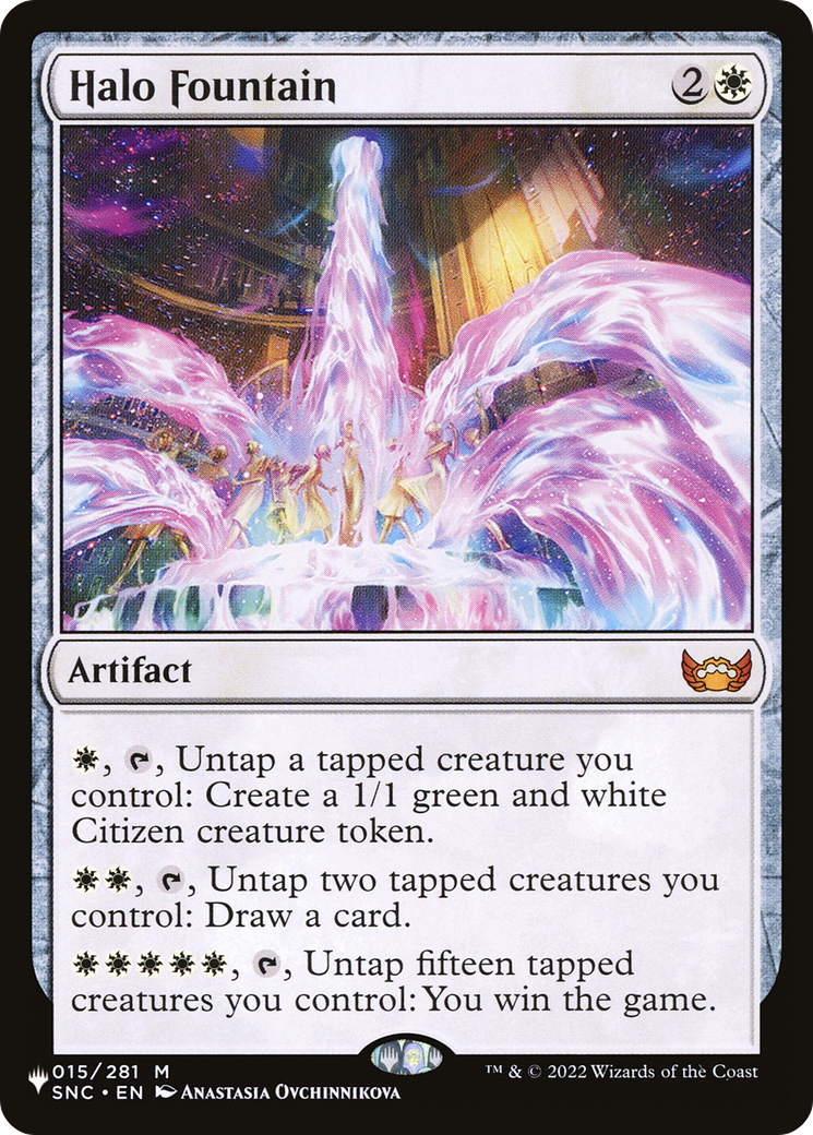 Halo Fountain [The List] MTG Single Magic: The Gathering | Red Claw Gaming
