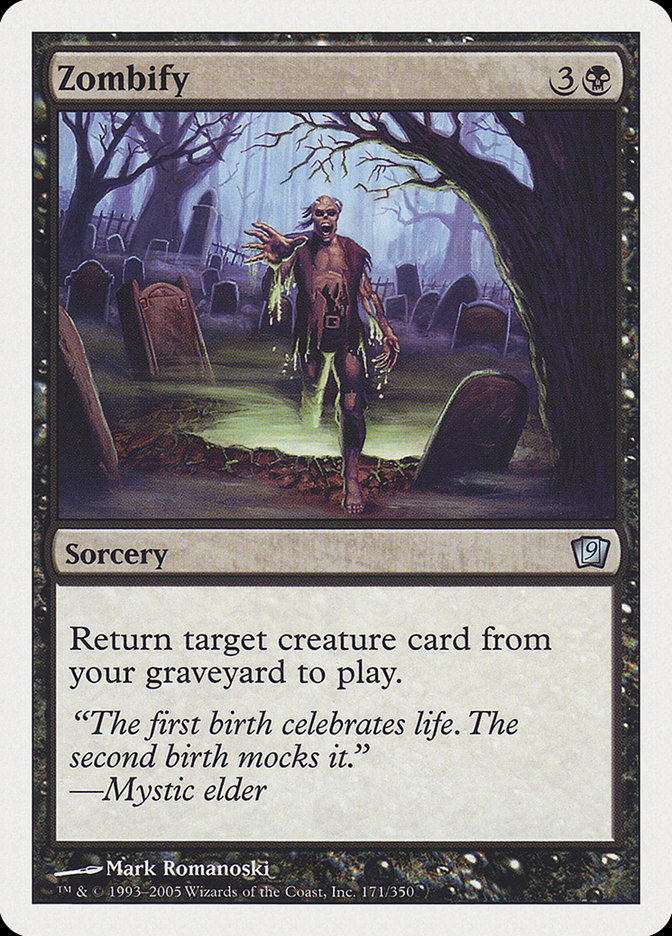 Zombify [Ninth Edition] MTG Single Magic: The Gathering | Red Claw Gaming