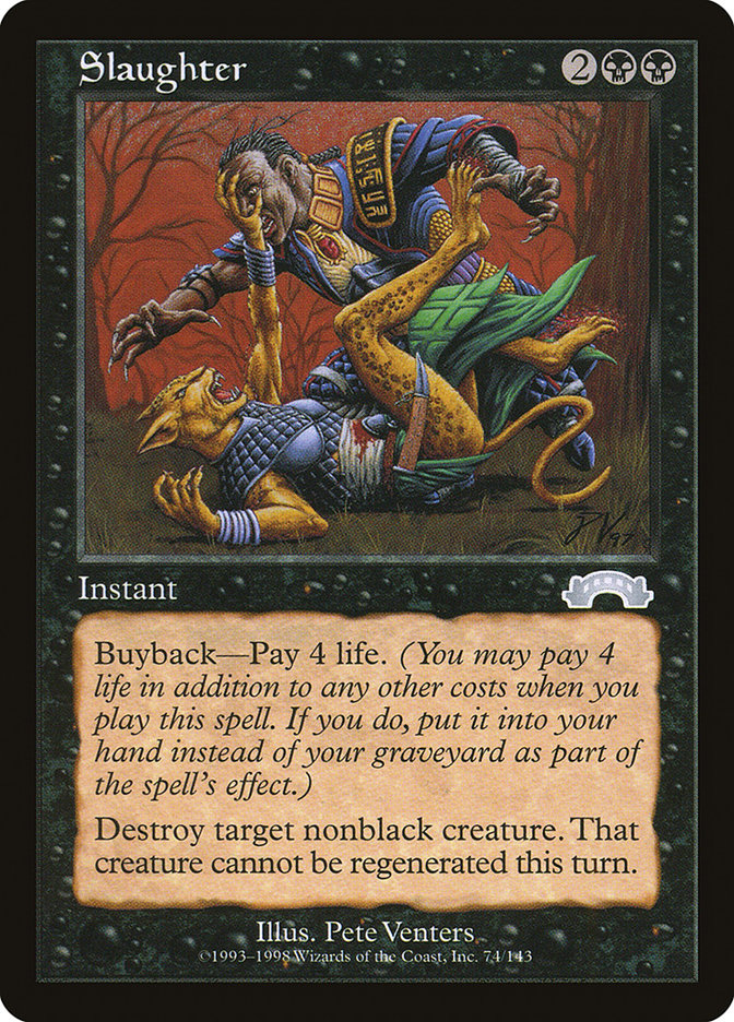 Slaughter [Exodus] MTG Single Magic: The Gathering | Red Claw Gaming