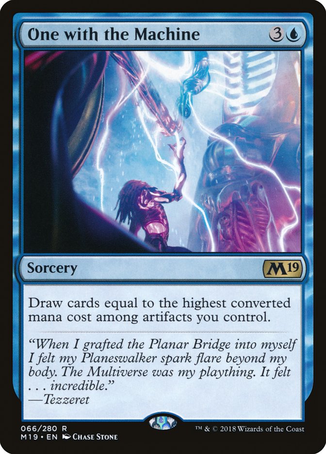 One with the Machine [Core Set 2019] MTG Single Magic: The Gathering | Red Claw Gaming