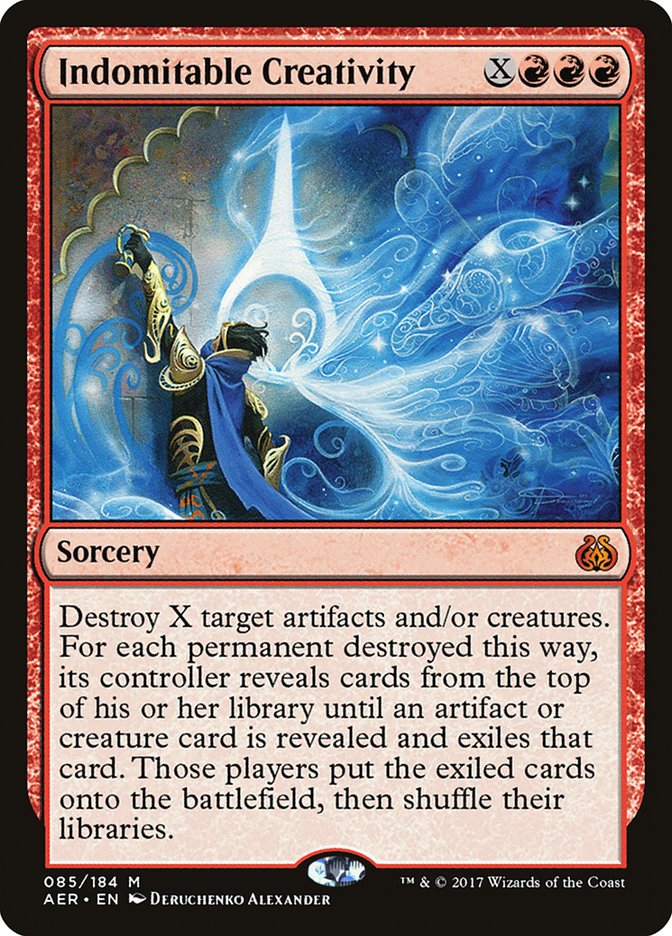 Indomitable Creativity [Aether Revolt] MTG Single Magic: The Gathering | Red Claw Gaming